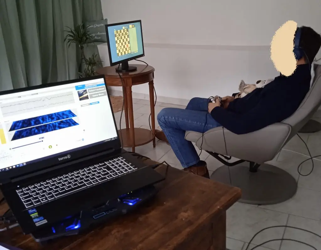 Une séance de neurofeedback